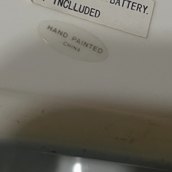 Rustic Green and White Wall Clock with Deer Design - Picture 3 of 3